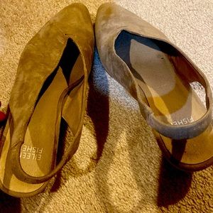 Slightly worn Eileen Fisher kitten heels